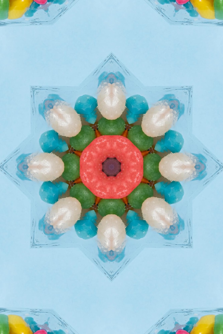 Gratis Foto mandala-kunstwerk kleurrijke achtergrondpatroon