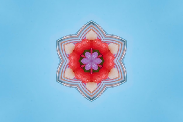 Gratis foto mandala-kunstwerk kleurrijke patroonachtergrond