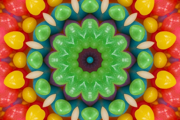 Gratis foto mandala-kunstwerk kleurrijke patroonachtergrond