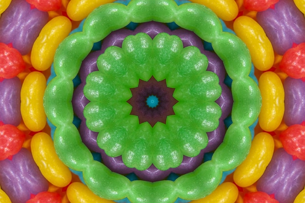 Gratis foto mandala-kunstwerk kleurrijke patroonachtergrond