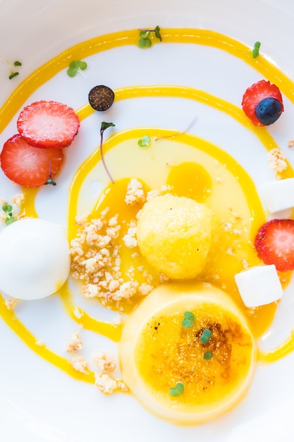 Mango Passion Fruit Tart