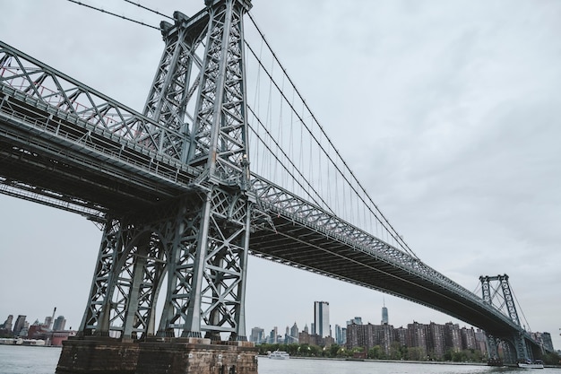 Manhattan-brug met uitzicht op New York
