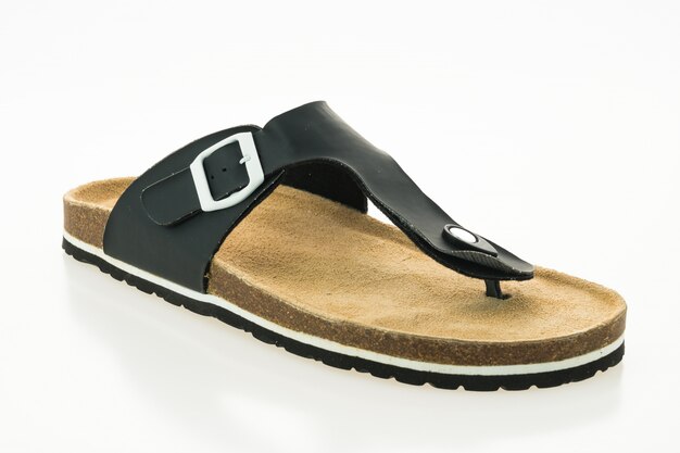 Mannen leren sandal en flip flop schoenen