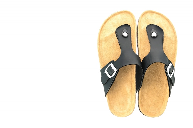 Gratis Foto mannen leren sandal en flip flop schoenen