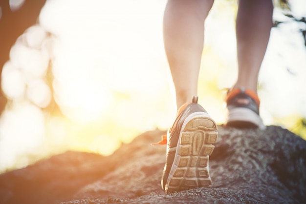 marathon meisje recreatie jonge lente