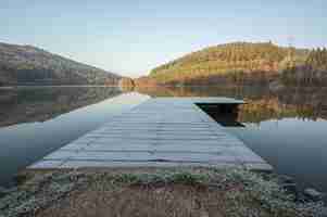 Gratis foto marbach-meer in het odenwald