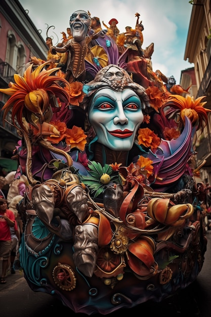 Mardi gras viering in new orleans