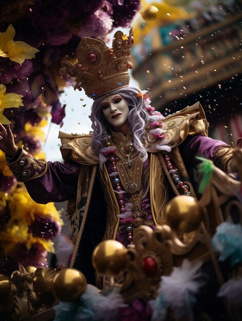 Mardi Gras viering in New Orleans