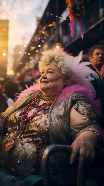 Mardi Gras viering in New Orleans