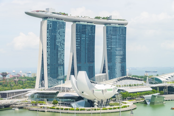 Gratis Foto marina bay zandgebouw