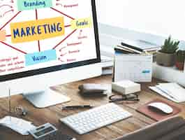 Gratis foto marketing branding planning visie doelen concept