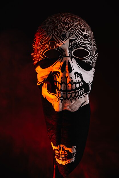 Masker in skeletlap