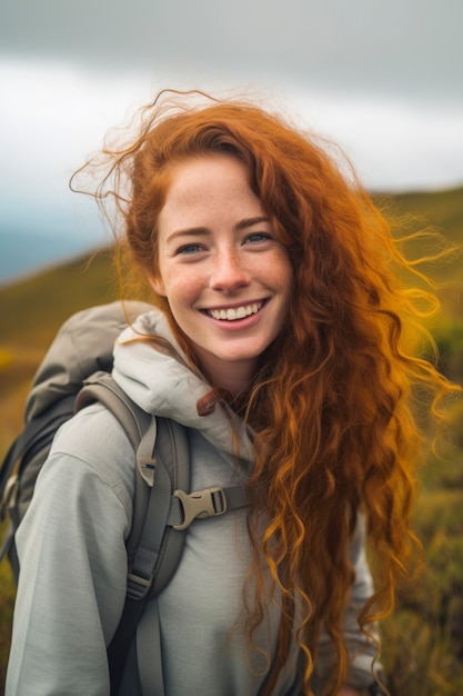 Gratis foto medium shot vrouw die plezier heeft buiten.