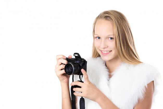 Meisje met een camera