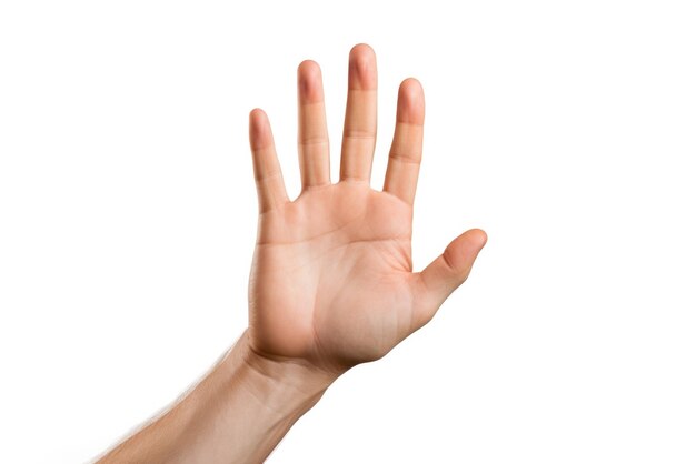 menselijke hand die een concept aangeeft en uitdrukt