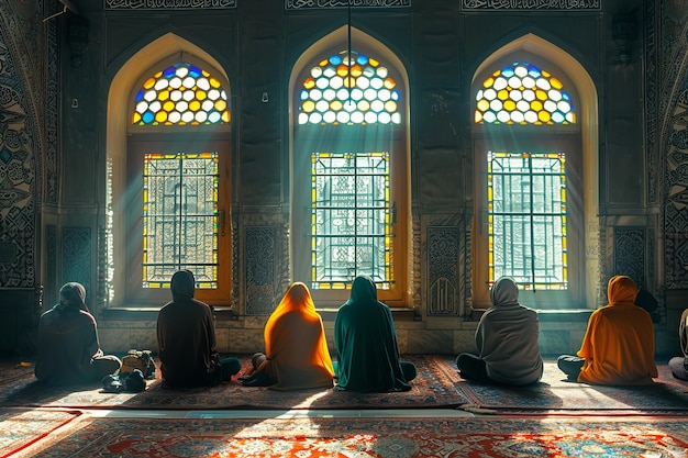 Gratis foto mensen die samen de ramadan vieren