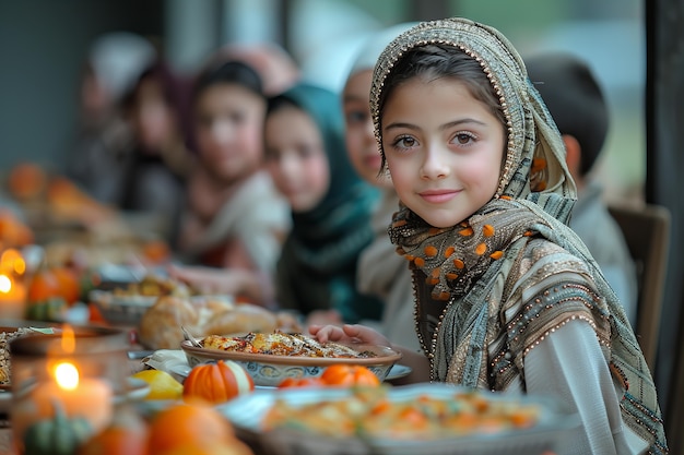 Gratis foto mensen die samen de ramadan vieren