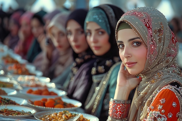 Gratis foto mensen die samen de ramadan vieren