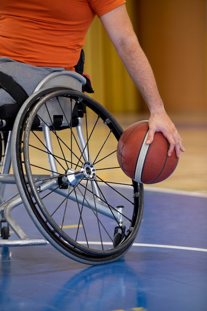 Mensen die sporten met een handicap