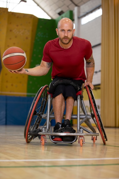 Mensen die sporten met een handicap