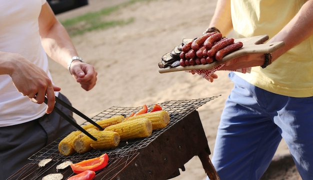 Mensen op de picknick