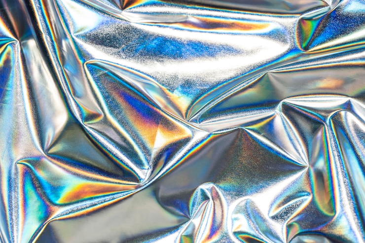 Gratis Foto metallic holografische achtergrond