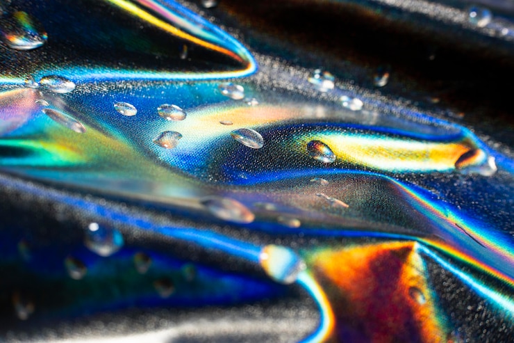 Gratis Foto metallic holografische achtergrond