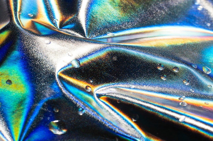 Gratis Foto metallic holografische achtergrond