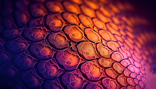 Microscopische cellen verbinden patroon van levenswonderen gegenereerd door AI