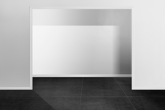 Gratis foto minimale productachtergrond in wit en zwart