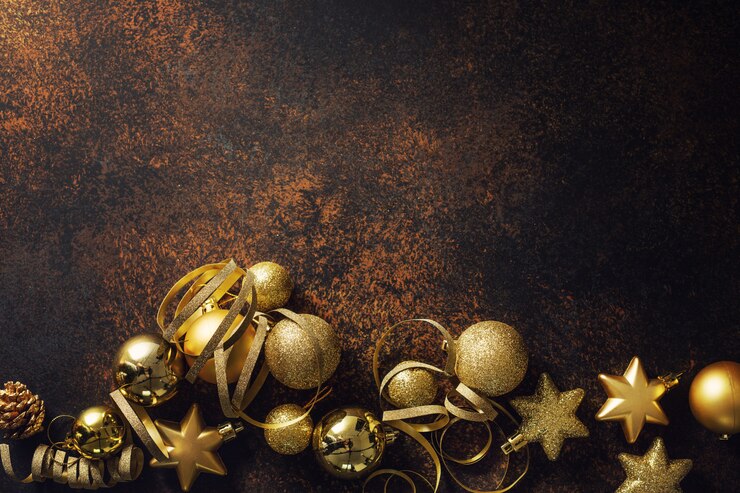 Gratis Foto minimalistische kerst plat