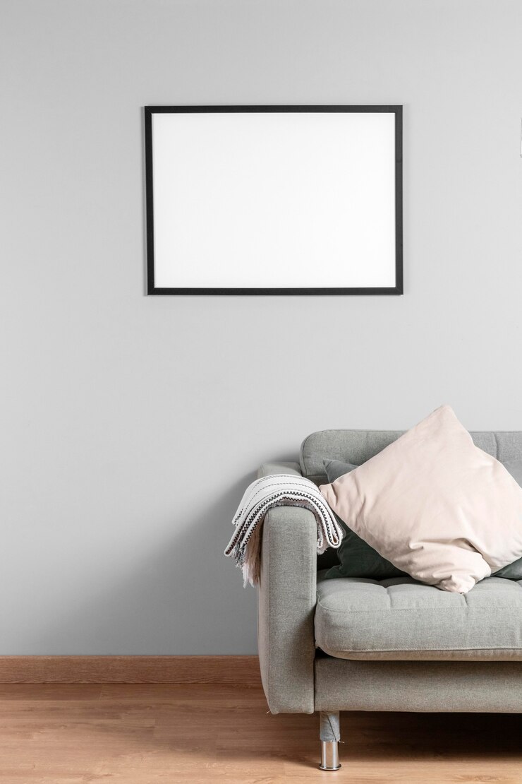Gratis Foto mock-up frame op de muur