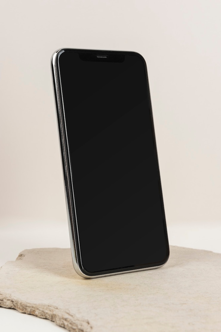 Gratis Foto mockup voor digitaal gsm-scherm