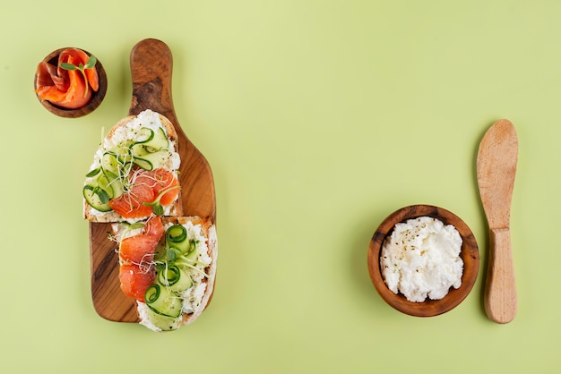 Mooi arrangement van heerlijk eten