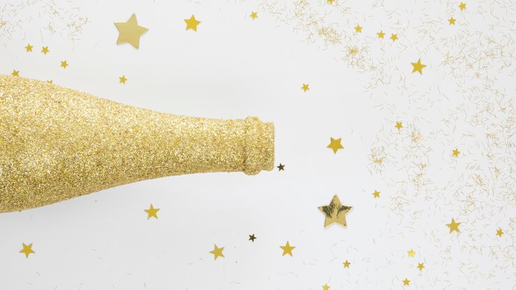 Gratis Foto mooi en glitterachtig nieuwjaarsconcept