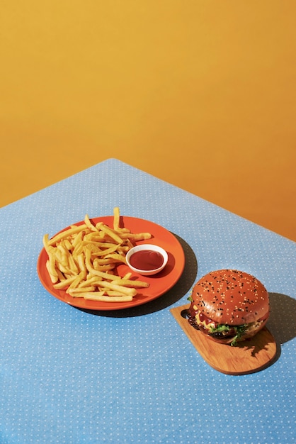 Gratis foto mooi en heerlijk fastfood