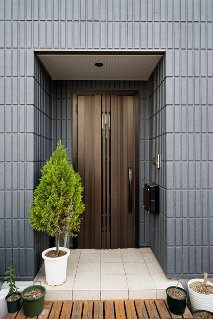 Mooi huis ingang Japan gebouw