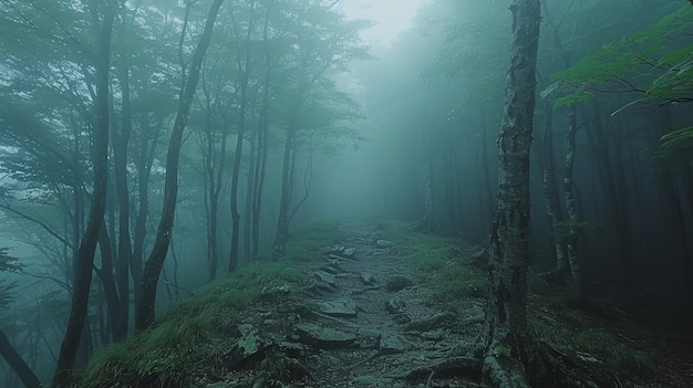 Gratis foto mooi japans boslandschap.