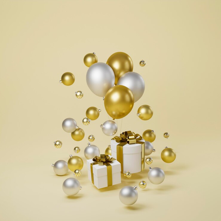 Gratis Foto mooi kerstconcept met kerstballen