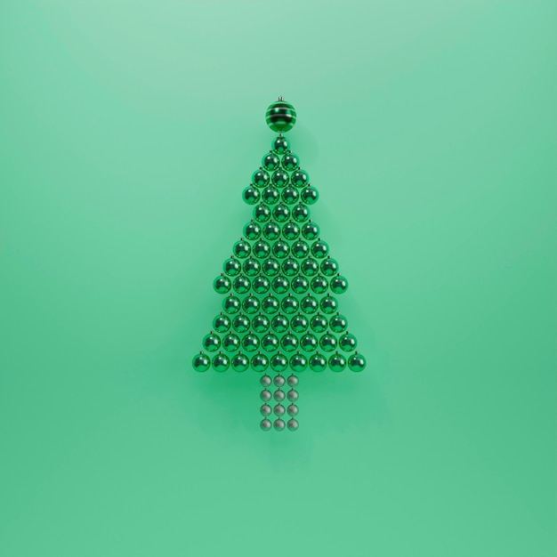 Gratis foto mooi kerstconcept met kerstballen