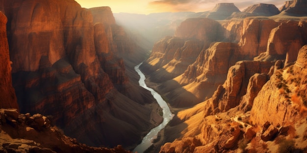 Gratis foto mooi landschap van de canyon.