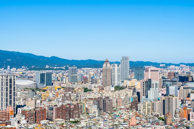 Mooie architectuur die de stad van Taipeh bouwen