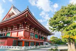 Gratis foto mooie architectuur in sensoji tempel in asakusa gebied in japan