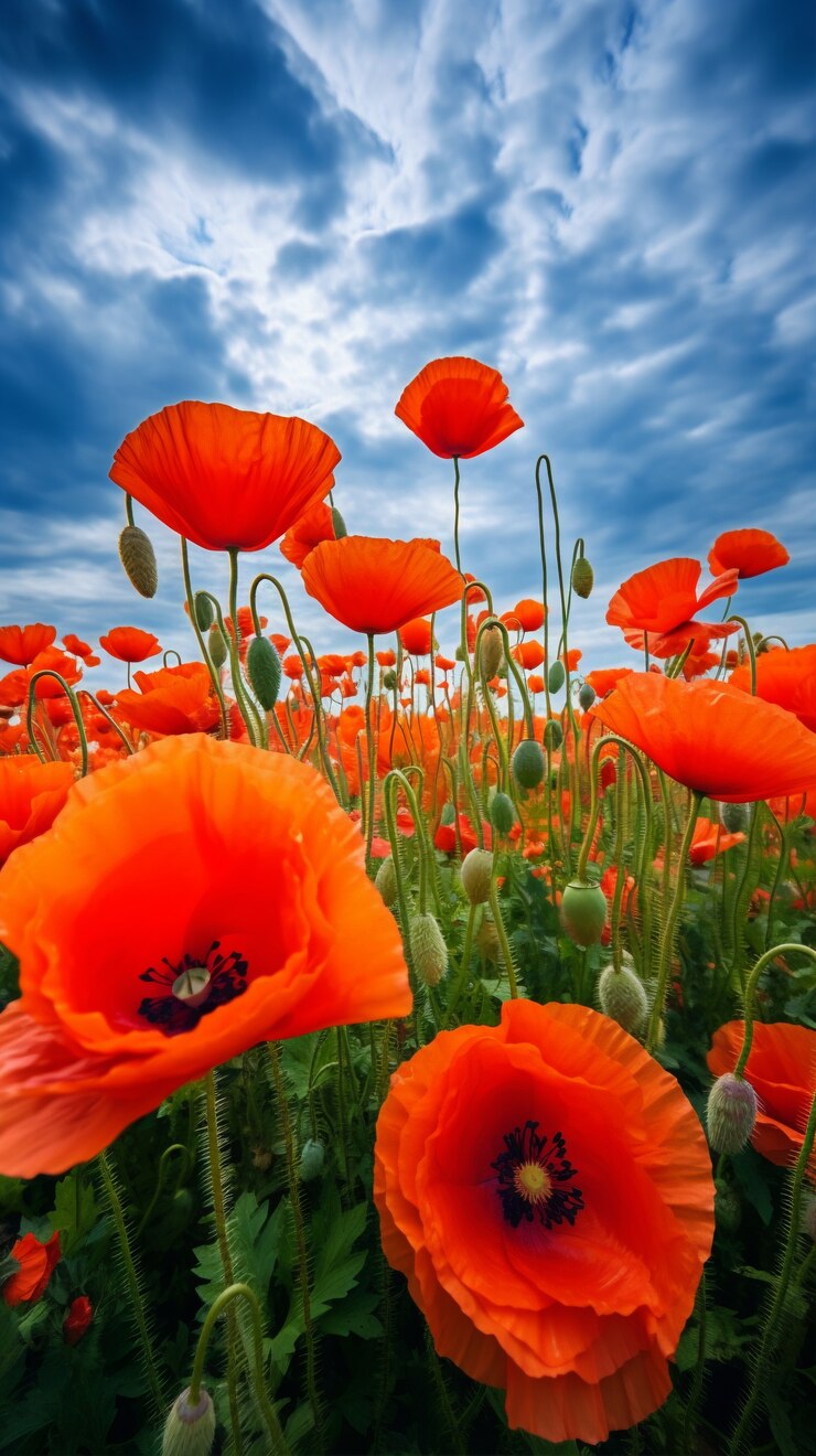 Gratis Foto mooie bloemenveld.