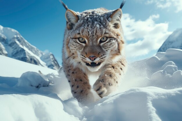 Mooie bobcat in de natuur