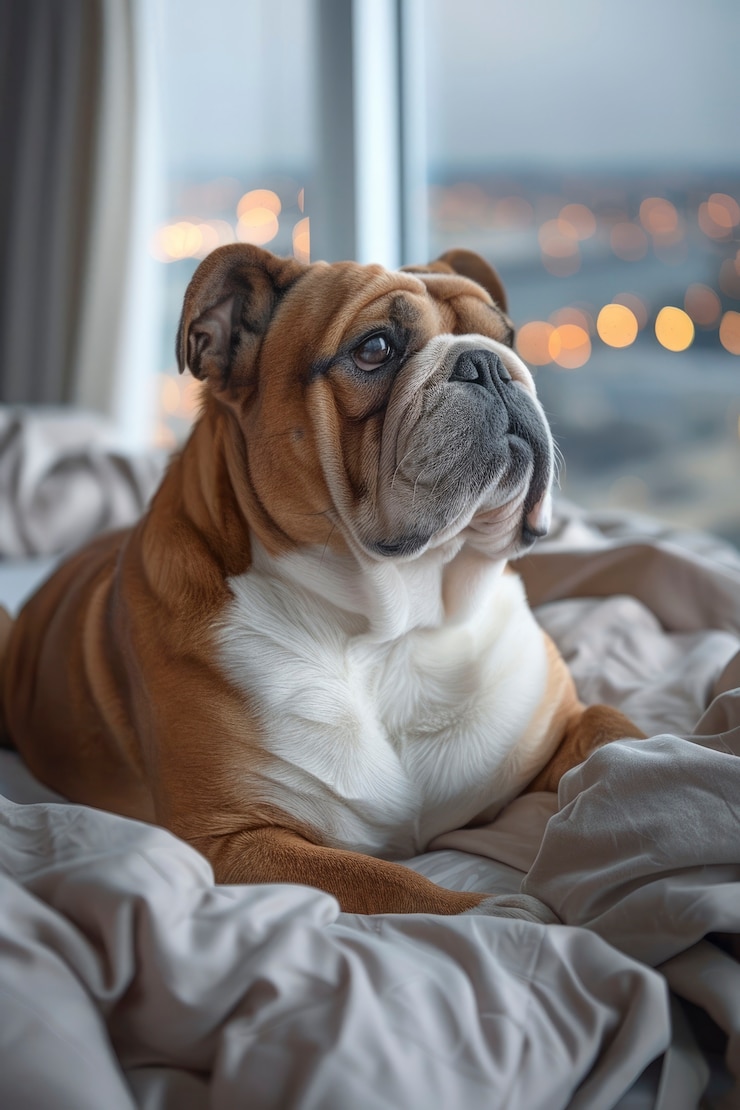 Gratis Foto mooie bulldog levensstijl