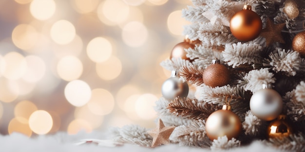 Gratis foto mooie kerstboom in studio close-up