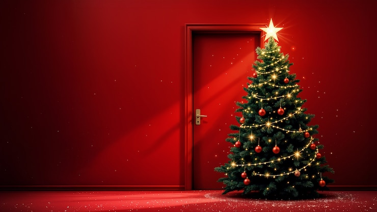 Gratis Foto mooie kerstboom.