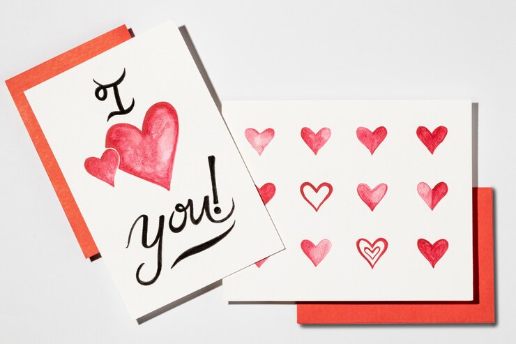 Gratis Foto mooie liefdesregeling op wit