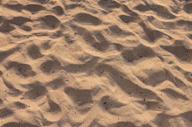 Mooie natuurlijke zand van strand achtergrond bij zonsondergang